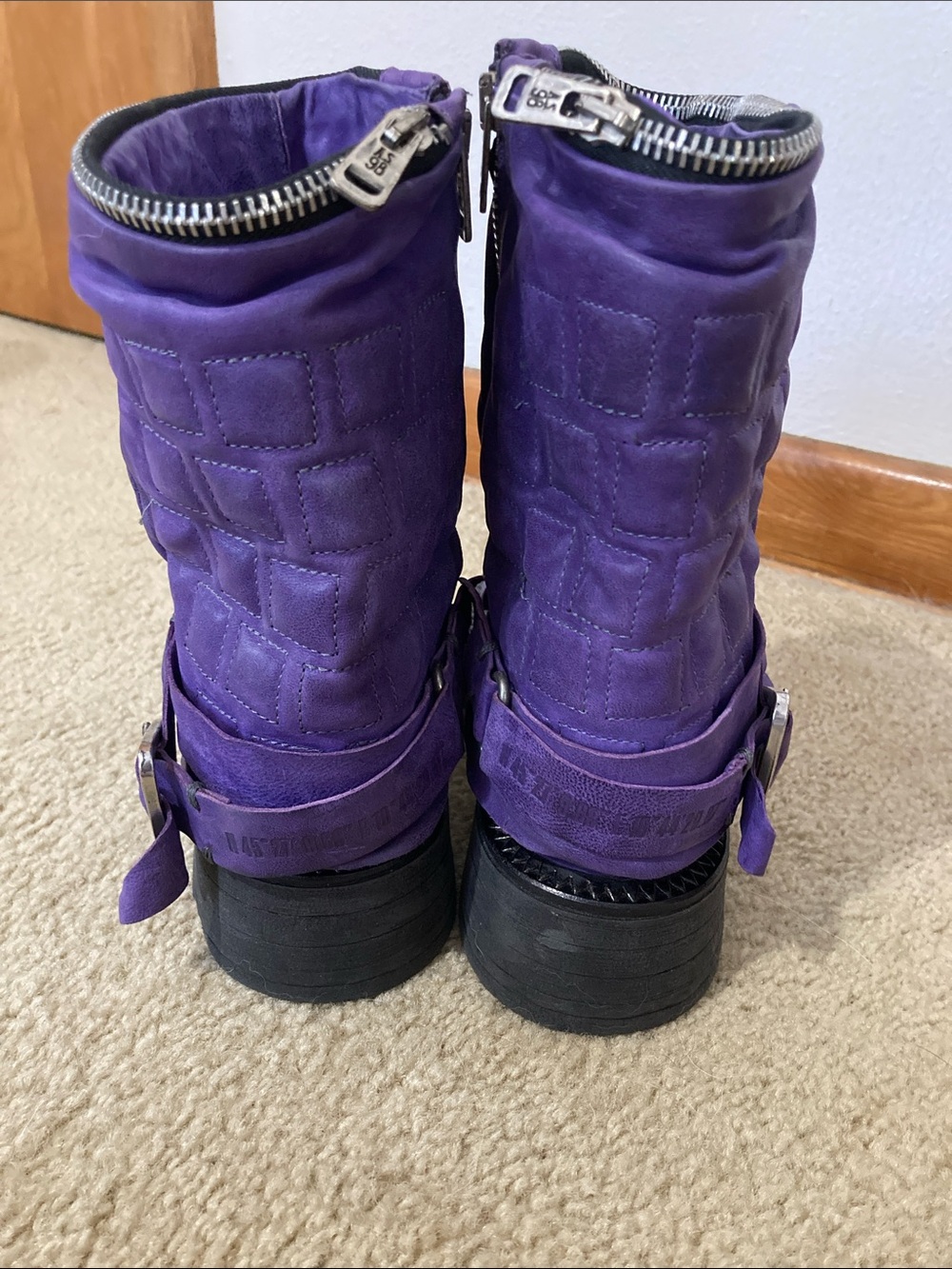 A.S.98 Toxic Purple Lopie Boots Size 7 - Picture 4 of 5